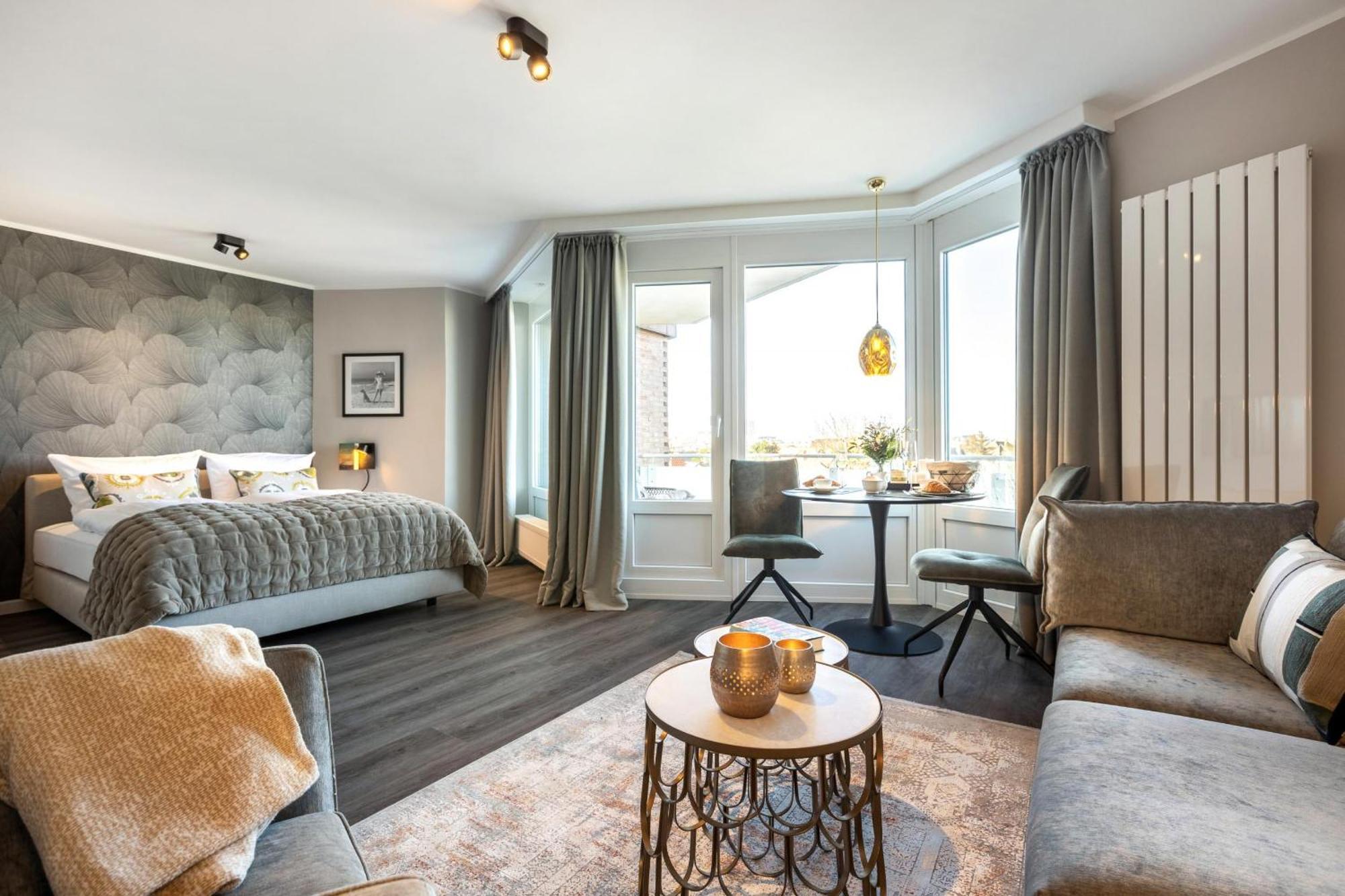 Neu! Ferienwohnung Sunset Loft Wohlfuehlatmospaehre Mit Weitblick In Westerland Sylt Bagian luar foto