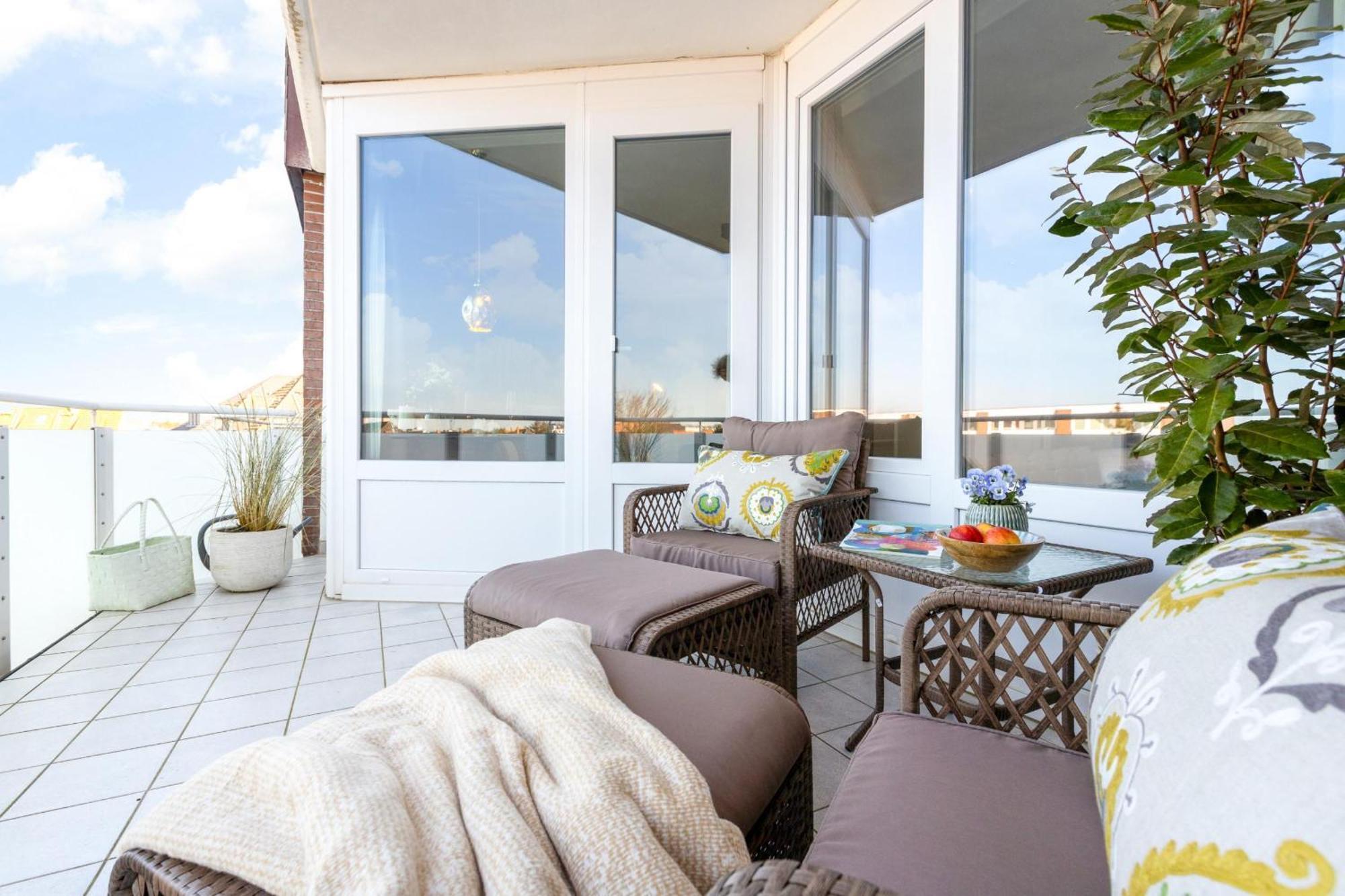 Neu! Ferienwohnung Sunset Loft Wohlfuehlatmospaehre Mit Weitblick In Westerland Sylt Bagian luar foto