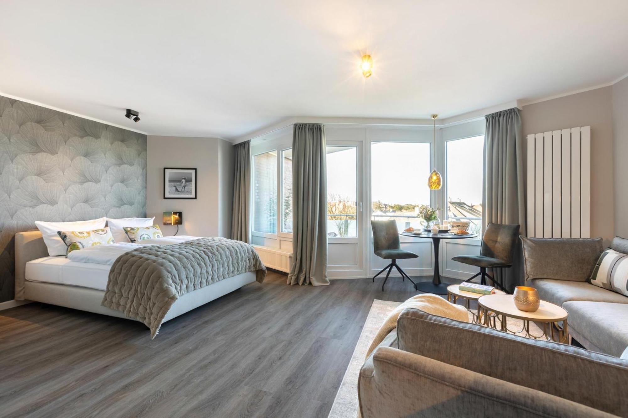 Neu! Ferienwohnung Sunset Loft Wohlfuehlatmospaehre Mit Weitblick In Westerland Sylt Bagian luar foto
