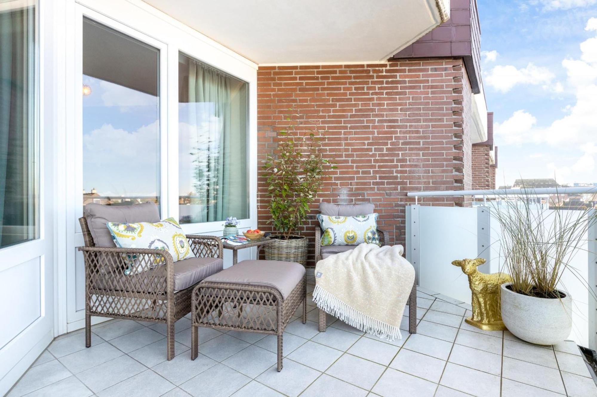 Neu! Ferienwohnung Sunset Loft Wohlfuehlatmospaehre Mit Weitblick In Westerland Sylt Bagian luar foto
